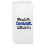 World's Coolest Attorney Full Color Rack Card