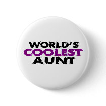 Worlds Coolest Aunt Buttons