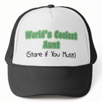 World's Coolest Aunt Mesh Hats