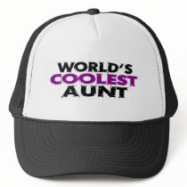 Worlds Coolest Aunt Trucker Hat