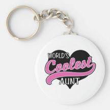 World's Coolest Aunt Key Chain