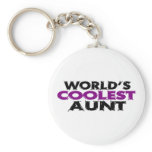 Worlds Coolest Aunt Key Chain