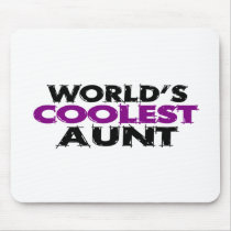 Worlds Coolest Aunt Mouse Pads