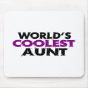 Worlds Coolest Aunt mousepads
