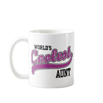 World's Coolest Aunt mugs by magarmor World's Coolest Aunt mugs