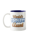 World's Coolest Aunt Two-Tone Mug