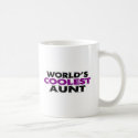 Worlds Coolest Aunt mugs