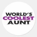 Worlds Coolest Aunt Sticker