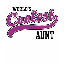 World's Coolest Aunt t-shirts by magarmor World's Coolest Aunt t-shirts