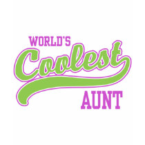 World's Coolest Aunt t-shirts by magarmor World's Coolest Aunt t-shirts