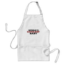 Worlds Coolest Baby Boy aprons