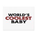 Worlds Coolest Baby Boy postcards