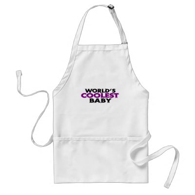 Worlds Coolest Baby Girl Apron by worldsfair