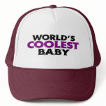 Worlds Coolest Baby Girl Trucker Hats
