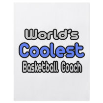 World's Coolest Basketball Coach Full Color Flyer