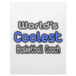 World's Coolest Basketball Coach Customized Letterhead