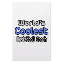 World's Coolest Basketball Coach Stationery