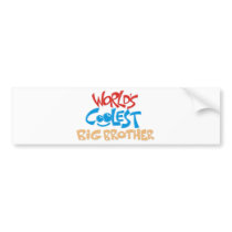 World's Coolest Big Brother Bumper Stickers