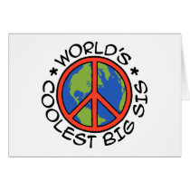 World's Coolest Big Sister Cards