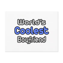 World's Coolest Boyfriend postcards by Boyfriend_Shirts World's Coolest Boyfriend postcards