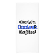World's Coolest Boyfriend rack cards by Boyfriend_Shirts World's Coolest Boyfriend rack cards