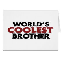 Worlds Coolest Brother cards