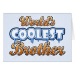 World's Coolest Brother Card