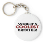 Worlds Coolest Brother Keychains
