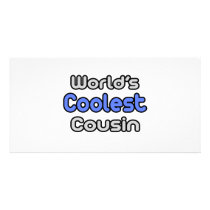 World's Coolest Cousin Custom Photo Card