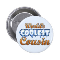 World's Coolest Cousin buttons