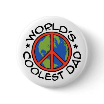 World's Coolest Dad Pinback Buttons