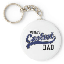 World's Coolest Dad Key Chain