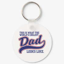 World's Coolest Dad keychains