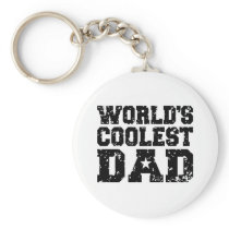 World's Coolest Dad Key Chain