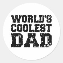 World's Coolest Dad Sticker