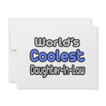 World's Coolest Daughter-In-Law invitations by Daughter_In_Law World's Coolest Daughter-In-Law invitations