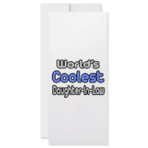 World's Coolest Daughter-In-Law rack cards