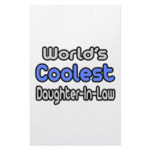 World's Coolest Daughter-In-Law stationery