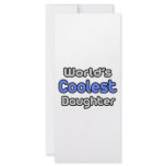 World's Coolest Daughter Rack Cards