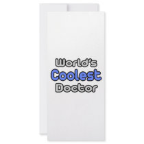World's Coolest Doctor Personalized Rack Card