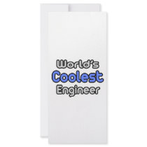 World's Coolest Engineer rack cards