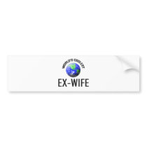 World's Coolest Ex-Wife bumper stickers