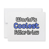 World's Coolest Father-In-Law invitations by Father_In_Law_Shirts World's Coolest Father-In-Law invitations