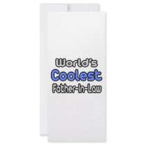 World's Coolest Father-In-Law rack cards by Father_In_Law_Shirts World's Coolest Father-In-Law rack cards