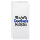 World's Coolest Firefighter Rack Card Design