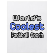 World's Coolest Football Coach flyers