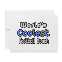 World's Coolest Football Coach invitations