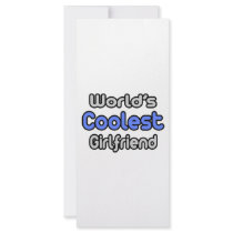 World's Coolest Girlfriend rack cards by Girlfriend_Shirts World's Coolest Girlfriend rack cards