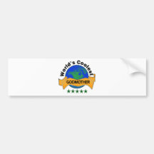 World's Coolest Godmother Bumper Sticker