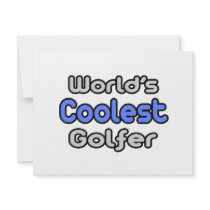 World's Coolest Golfer invitations
